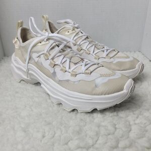 Sorel Kinetic Breakthru Tech Lace Womens Size 12 Shoes Beige Running Sneakers